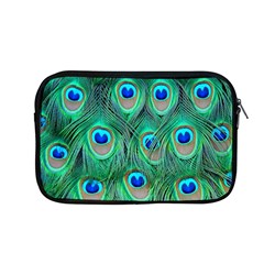 Peacock Feathers, Bonito, Bird, Blue, Colorful, Feathers Apple Macbook Pro 13  Zipper Case by nateshop