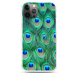 Peacock Feathers, Bonito, Bird, Blue, Colorful, Feathers Iphone 12 Pro Max Tpu Uv Print Case by nateshop