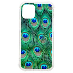 Peacock Feathers, Bonito, Bird, Blue, Colorful, Feathers Iphone 12 Mini Tpu Uv Print Case	 by nateshop