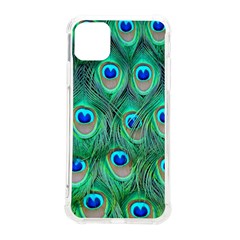 Peacock Feathers, Bonito, Bird, Blue, Colorful, Feathers Iphone 11 Pro Max 6 5 Inch Tpu Uv Print Case by nateshop