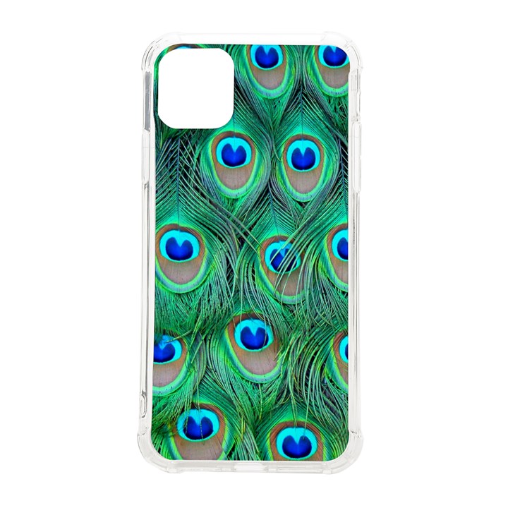 Peacock Feathers, Bonito, Bird, Blue, Colorful, Feathers iPhone 11 Pro Max 6.5 Inch TPU UV Print Case