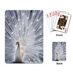 White Feathers, Animal, Bird, Feather, Peacock Playing Cards Single Design (Rectangle) Back