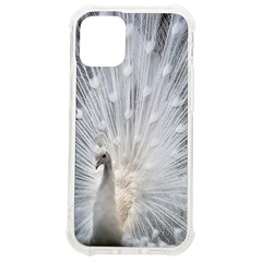 White Feathers, Animal, Bird, Feather, Peacock Iphone 12 Mini Tpu Uv Print Case	 by nateshop