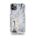 White Feathers, Animal, Bird, Feather, Peacock iPhone 11 Pro 5.8 Inch TPU UV Print Case Front