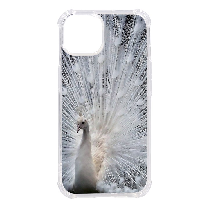 White Feathers, Animal, Bird, Feather, Peacock iPhone 14 TPU UV Print Case