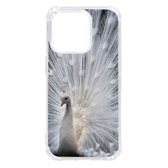 White Feathers, Animal, Bird, Feather, Peacock Iphone 14 Pro Tpu Uv Print Case by nateshop