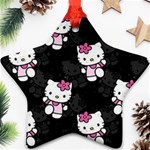 Hello Kitty, Pattern, Supreme Ornament (Star) Front