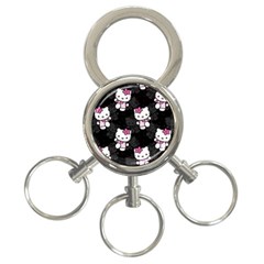 Hello Kitty, Pattern, Supreme 3-ring Key Chain by nateshop