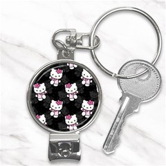 Hello Kitty, Pattern, Supreme Nail Clippers Key Chain by nateshop