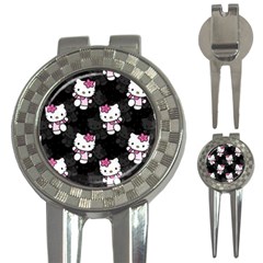 Hello Kitty, Pattern, Supreme 3-in-1 Golf Divots by nateshop