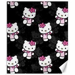 Hello Kitty, Pattern, Supreme Canvas 20  X 24  by nateshop