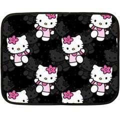 Hello Kitty, Pattern, Supreme Two Sides Fleece Blanket (mini) by nateshop