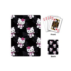 Hello Kitty, Pattern, Supreme Playing Cards Single Design (mini) by nateshop