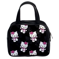 Hello Kitty, Pattern, Supreme Classic Handbag (two Sides) by nateshop