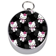 Hello Kitty, Pattern, Supreme Silver Compasses by nateshop