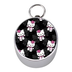 Hello Kitty, Pattern, Supreme Mini Silver Compasses by nateshop