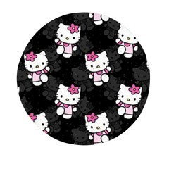 Hello Kitty, Pattern, Supreme Mini Round Pill Box (pack Of 3) by nateshop