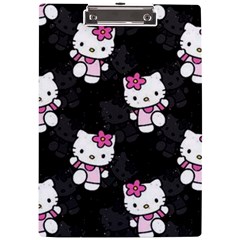 Hello Kitty, Pattern, Supreme A4 Acrylic Clipboard by nateshop