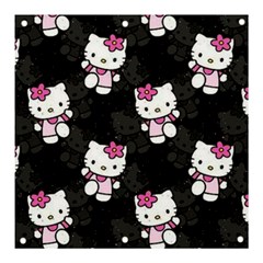 Hello Kitty, Pattern, Supreme Banner And Sign 3  X 3  by nateshop