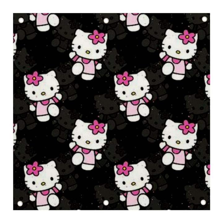 Hello Kitty, Pattern, Supreme Banner and Sign 3  x 3 