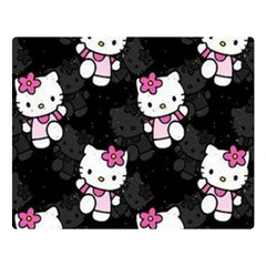 Hello Kitty, Pattern, Supreme Premium Plush Fleece Blanket (large) by nateshop