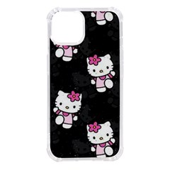 Hello Kitty, Pattern, Supreme Iphone 14 Tpu Uv Print Case by nateshop