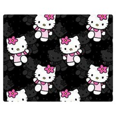 Hello Kitty, Pattern, Supreme Premium Plush Fleece Blanket (medium) by nateshop