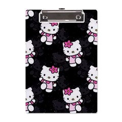 Hello Kitty, Pattern, Supreme A5 Acrylic Clipboard by nateshop