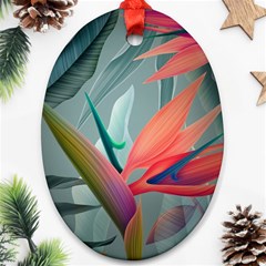 Beauty, Flowers, Green, Huawei Mate Ornament (oval) by nateshop