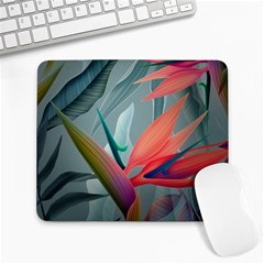 Beauty, Flowers, Green, Huawei Mate Large Mousepad by nateshop