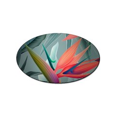 Beauty, Flowers, Green, Huawei Mate Sticker Oval (100 Pack) by nateshop