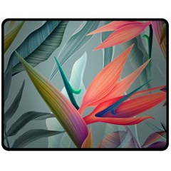 Beauty, Flowers, Green, Huawei Mate Two Sides Fleece Blanket (medium)