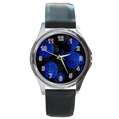 Berry, One,berry Blue Black Round Metal Watch by nateshop