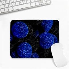 Berry, One,berry Blue Black Small Mousepad by nateshop