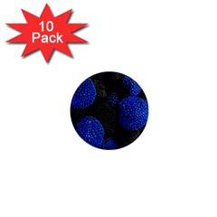 Berry, One,berry Blue Black 1  Mini Magnet (10 Pack)  by nateshop