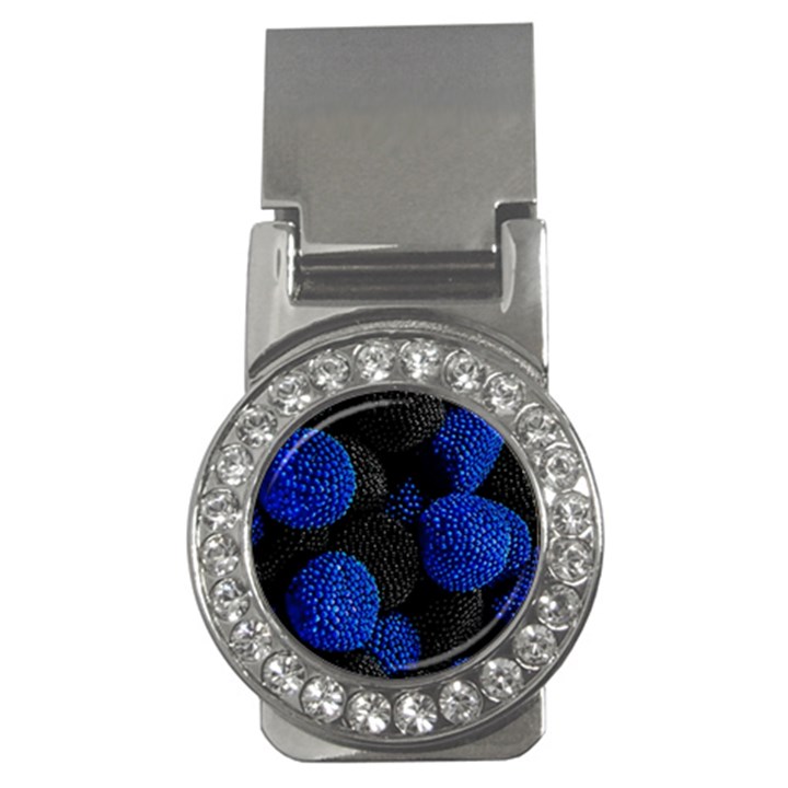 Berry, One,berry Blue Black Money Clips (CZ) 