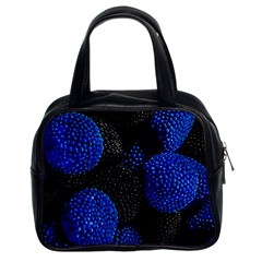 Berry, One,berry Blue Black Classic Handbag (two Sides) by nateshop