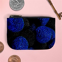 Berry, One,berry Blue Black Mini Coin Purse by nateshop