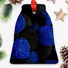 Berry, One,berry Blue Black Ornament (bell) by nateshop