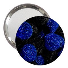 Berry, One,berry Blue Black 3  Handbag Mirrors by nateshop