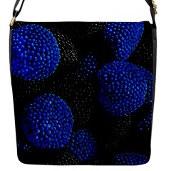 Berry, One,berry Blue Black Flap Closure Messenger Bag (s) by nateshop