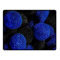 Berry, One,berry Blue Black Two Sides Fleece Blanket (small) by nateshop