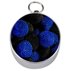 Berry, One,berry Blue Black Silver Compasses by nateshop