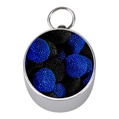 Berry, One,berry Blue Black Mini Silver Compasses by nateshop