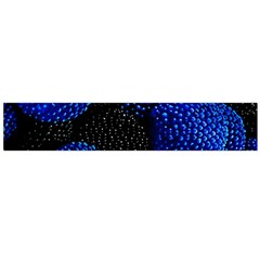 Berry, One,berry Blue Black Large Premium Plush Fleece Scarf  by nateshop