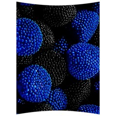 Berry, One,berry Blue Black Back Support Cushion by nateshop