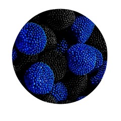 Berry, One,berry Blue Black Mini Round Pill Box