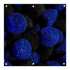 Berry, One,berry Blue Black Banner And Sign 3  X 3  by nateshop