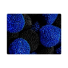 Berry, One,berry Blue Black Premium Plush Fleece Blanket (mini) by nateshop