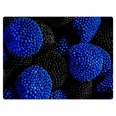 Berry, One,berry Blue Black Premium Plush Fleece Blanket (extra Small) by nateshop